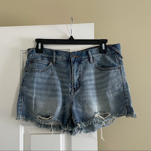Free people denim shorts